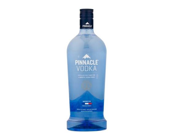 Order Pinnacle Original, 750mL vodka (40.0% ABV) food online from Cold Spring Liquor store, Liberty Hill on bringmethat.com