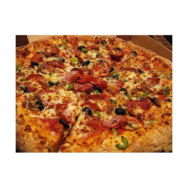 Order The Works Pizza food online from Philadelphia style pizza & sub store, Pikesville on bringmethat.com