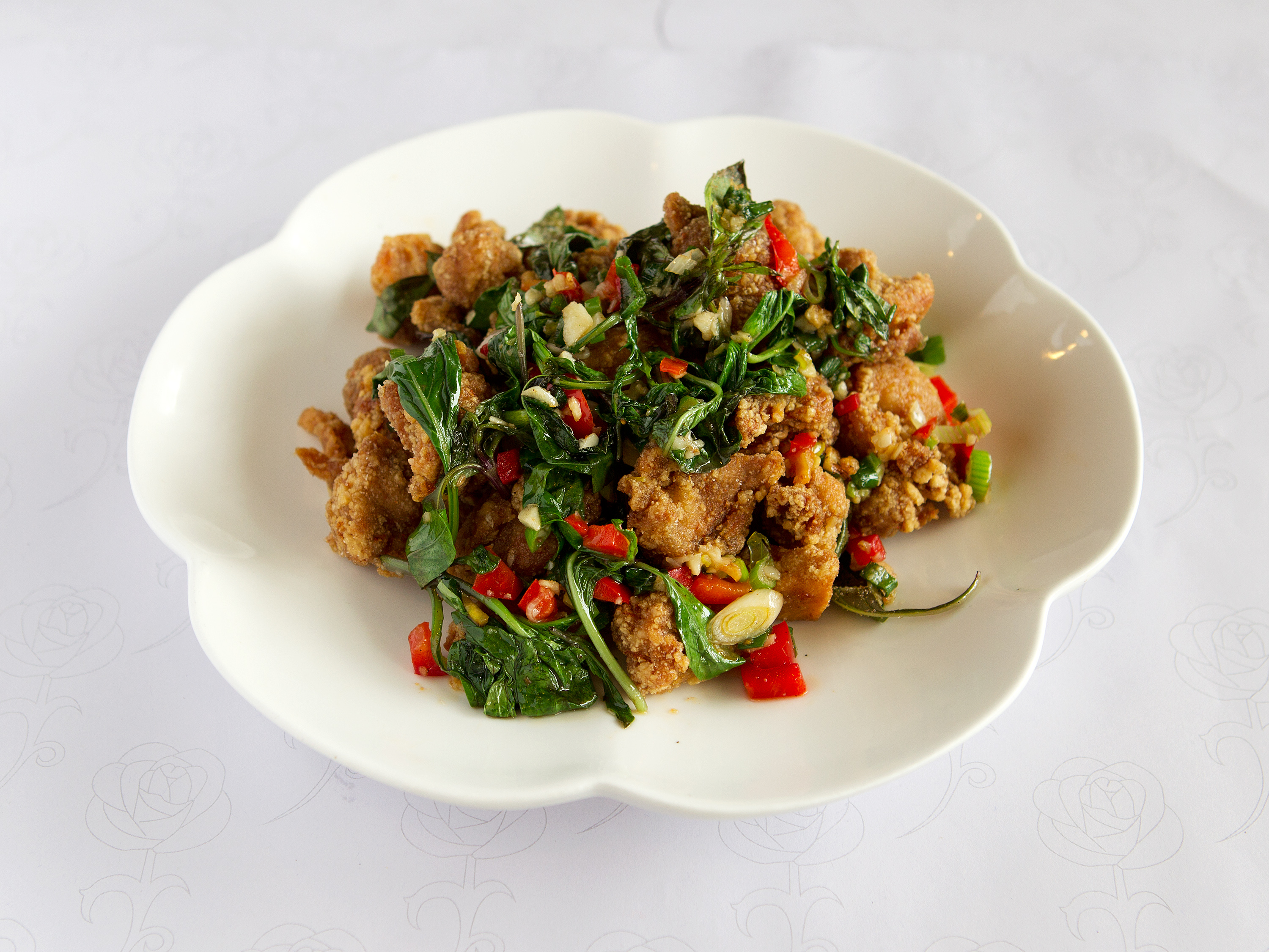 Order Spiced Salt and Pepper Chicken (Taiwanese Style) food online from Joy Restaurant store, San Mateo on bringmethat.com