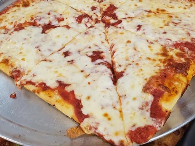 Order Sicilian Cheese Pizza - Pizza food online from Doria Pizza Restaurant store, Summit on bringmethat.com