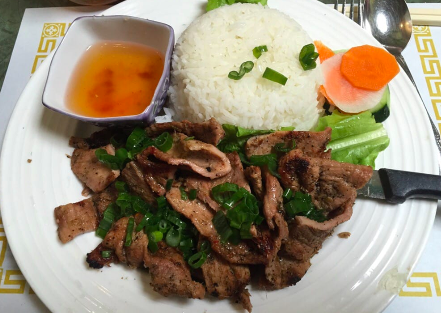 Order 73. Com Thit  Nuong food online from Sais Restaurant store, San Francisco on bringmethat.com