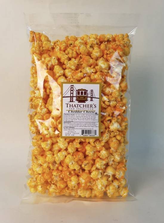Order Cheddar Cheese - 4 Oz food online from Thatcher's Special Popcorn store, San Francisco on bringmethat.com