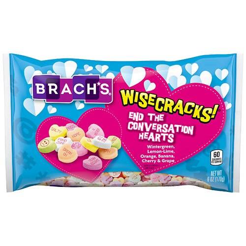 Order Brach's Valentine's Wisecracks Sugar Heart Candy - 6.0 oz food online from Walgreens store, Walkertown on bringmethat.com
