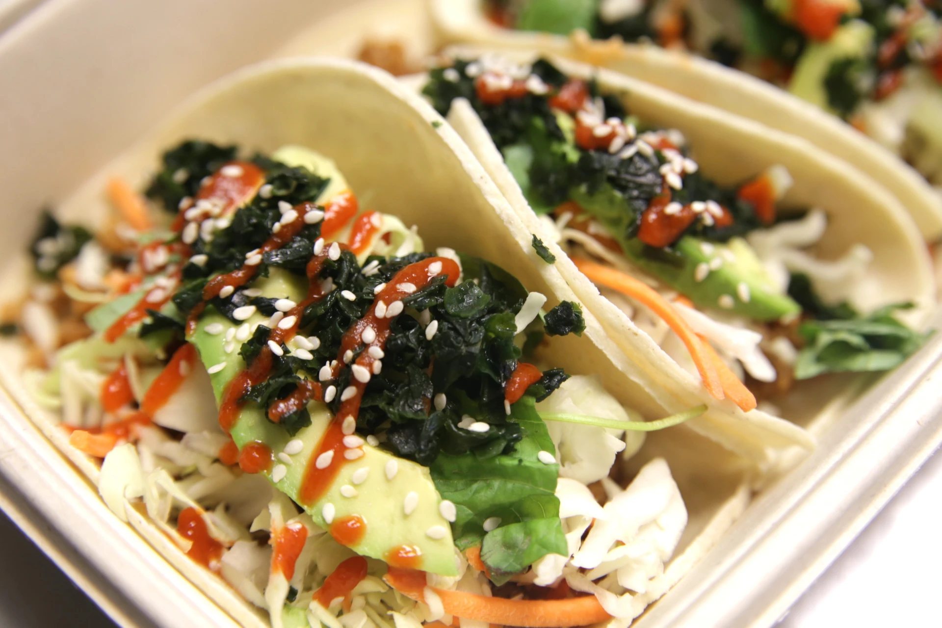 Order Asian Tacos food online from Simply Pure by Chef Stacey store, Las Vegas on bringmethat.com
