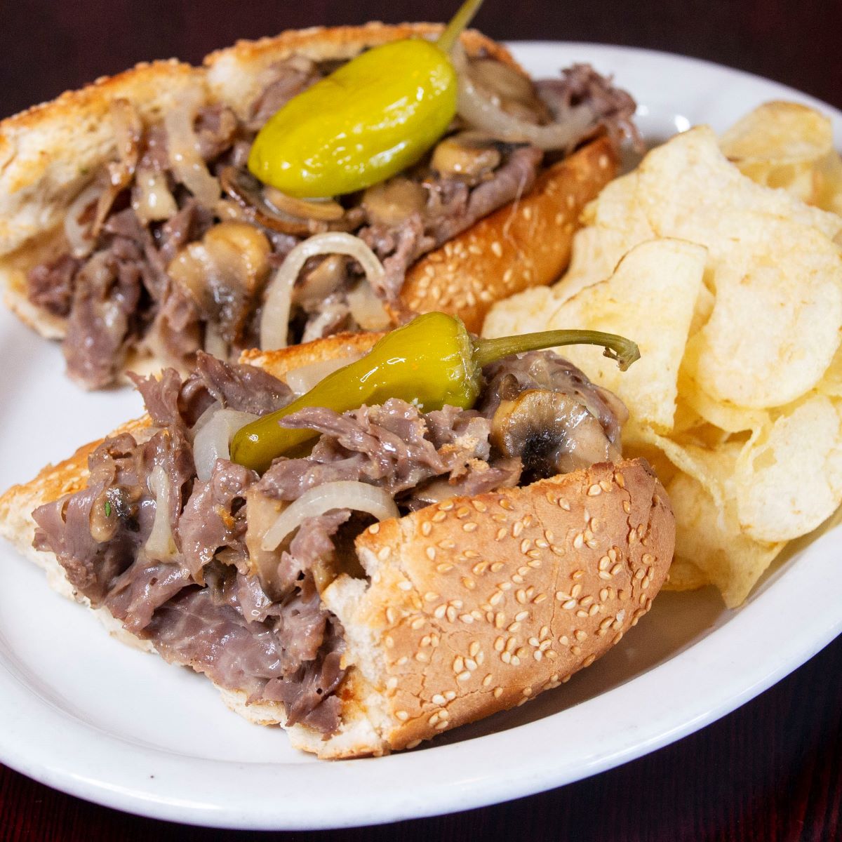 Order 13. Ultimate Cheesesteak Sub Sandwich food online from Streets of New York #11  store, Phoenix on bringmethat.com