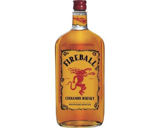 Order Fireball Cinnamon Whisky (750 ml) food online from T & H Liquor-Deli Market store, Corona on bringmethat.com