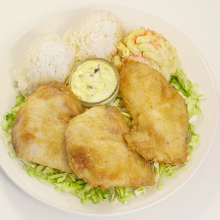 Order 8. Fried Tilapia food online from L&L Hawaiian Bbq store, San Jose on bringmethat.com