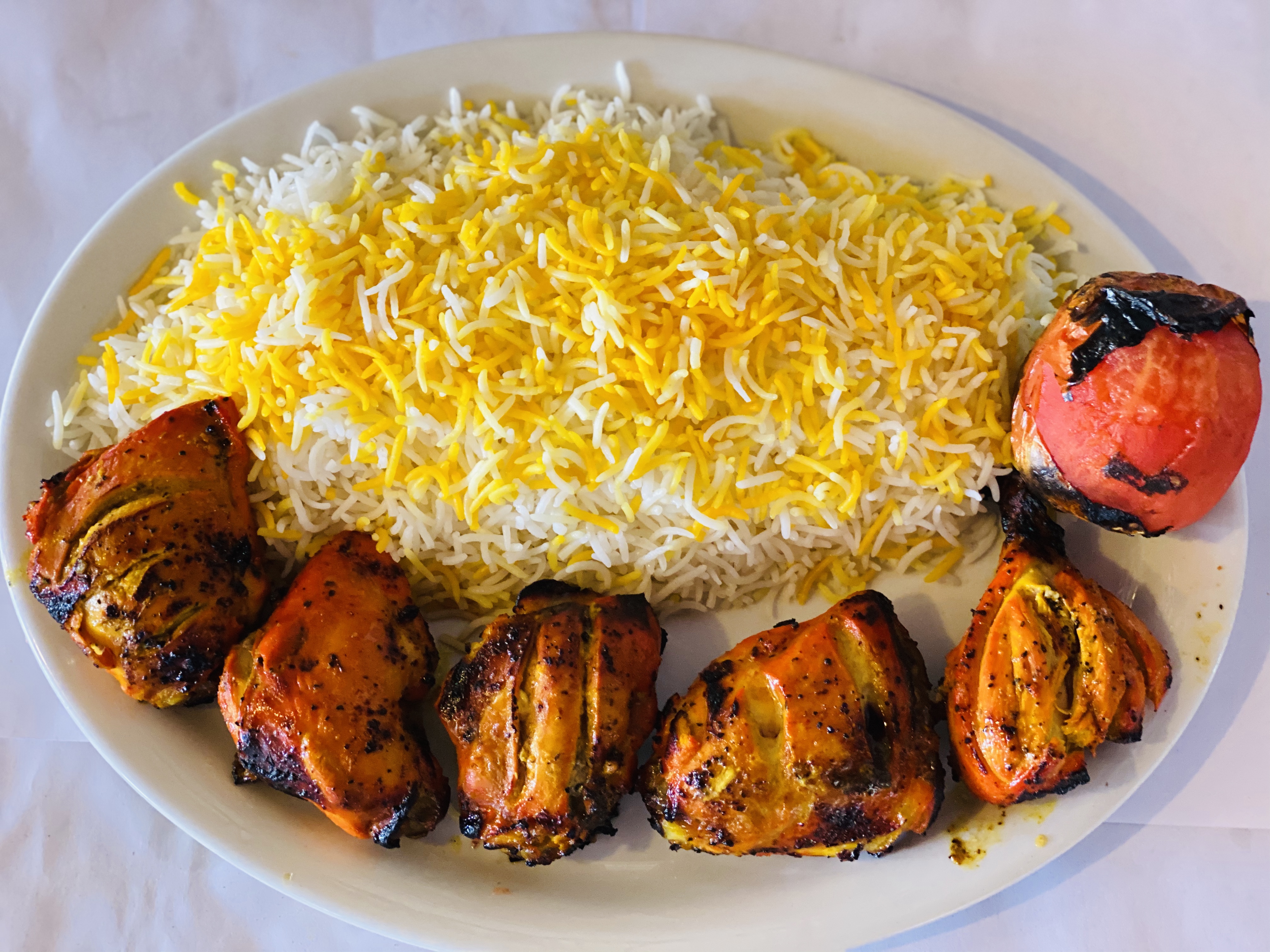 Order 13.Chicken with Bone food online from Isfahan Kabob store, San Jose on bringmethat.com