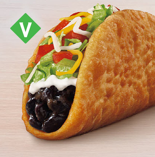 Order Black Bean Chalupa Supreme® food online from Taco Bell store, Bloomington on bringmethat.com