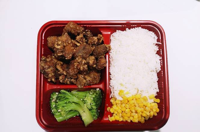 Order Popcorn Chicken Rice food online from Bubble Puff & Tea store, Pasadena on bringmethat.com
