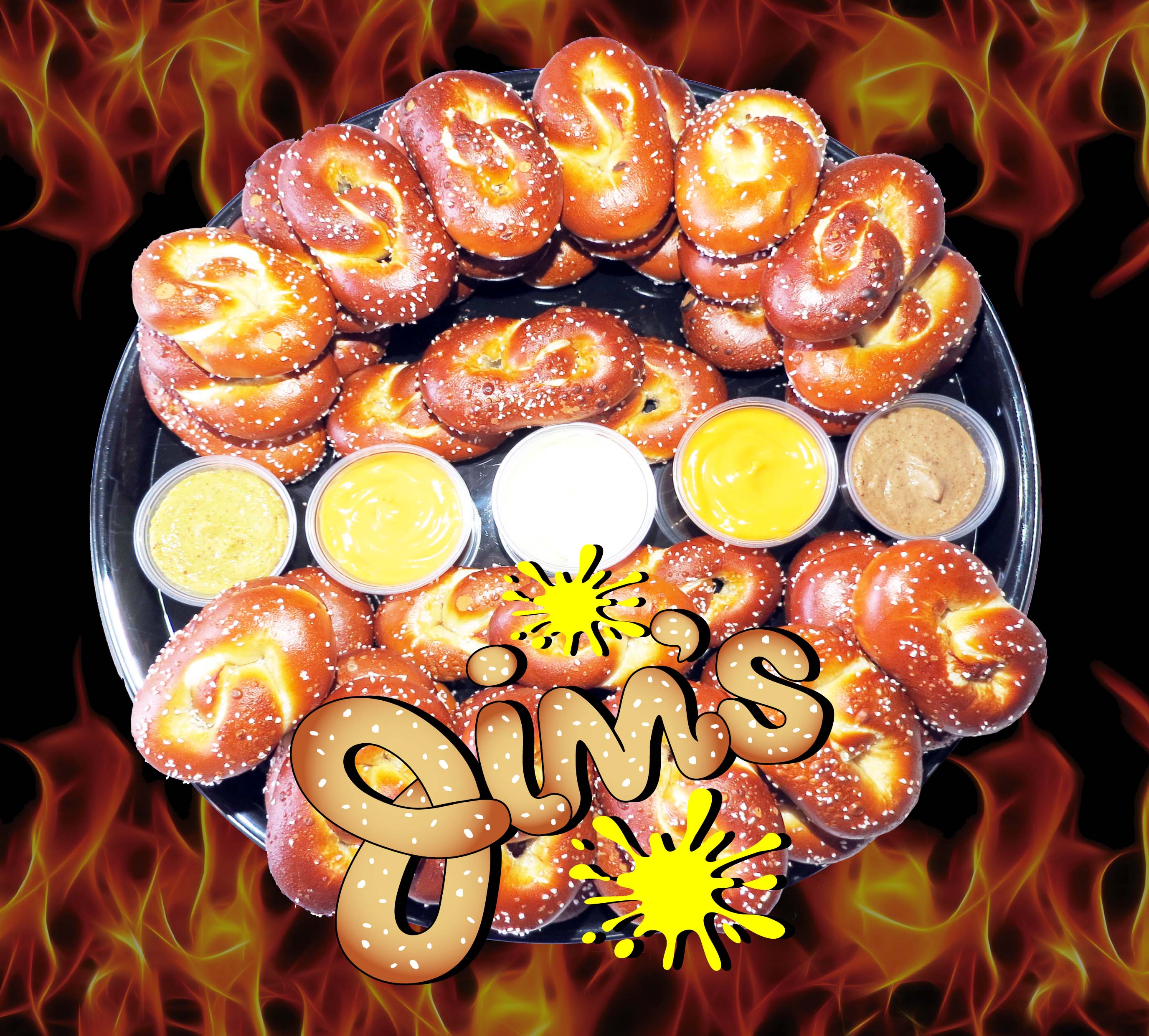 Order Large Party Tray with Mini Pretzels food online from Jim Pretzel store, Warminster on bringmethat.com