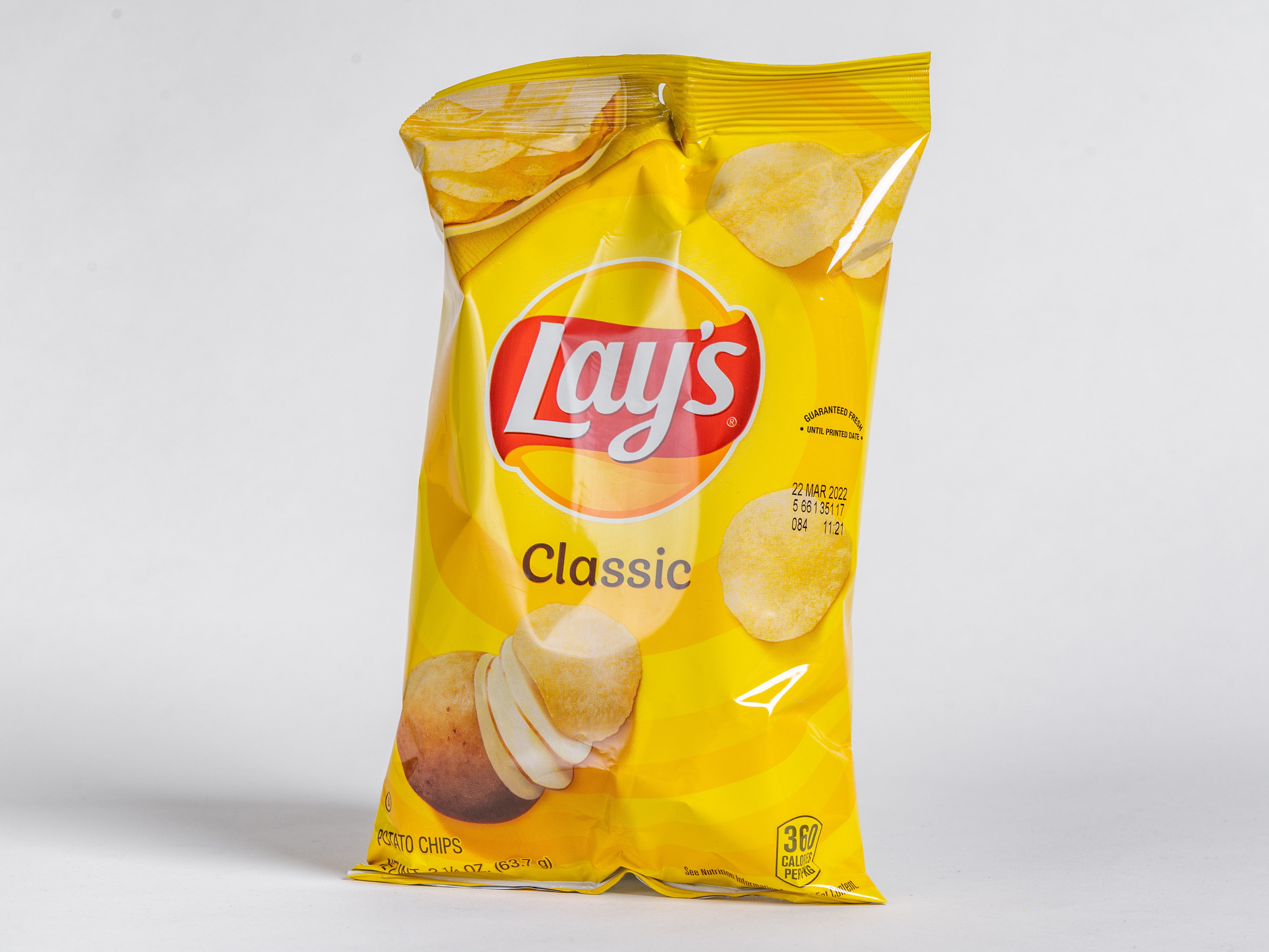 Order Lay's Classic Chips, 2.5 oz. food online from Kangaroo Food Mart store, Cathedral City on bringmethat.com