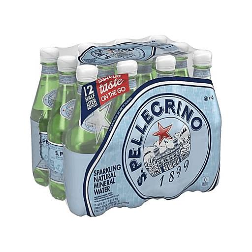 Order San Pellegrino Sparkling Mineral Water (12PK 500 ML) 96813 food online from Bevmo! store, Albany on bringmethat.com
