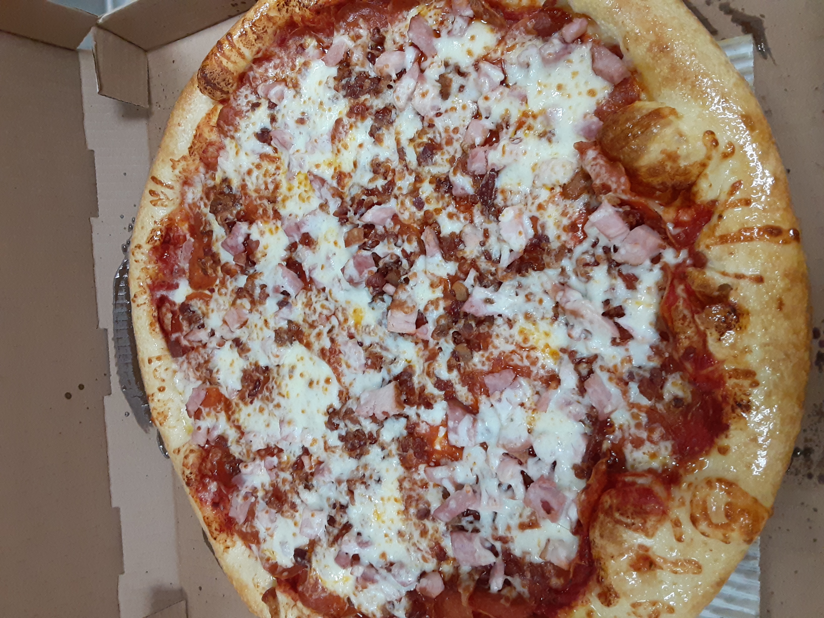 Order Meat Lovers Traditional Crust Pizza food online from Pizza At The Whar store, Grandville on bringmethat.com