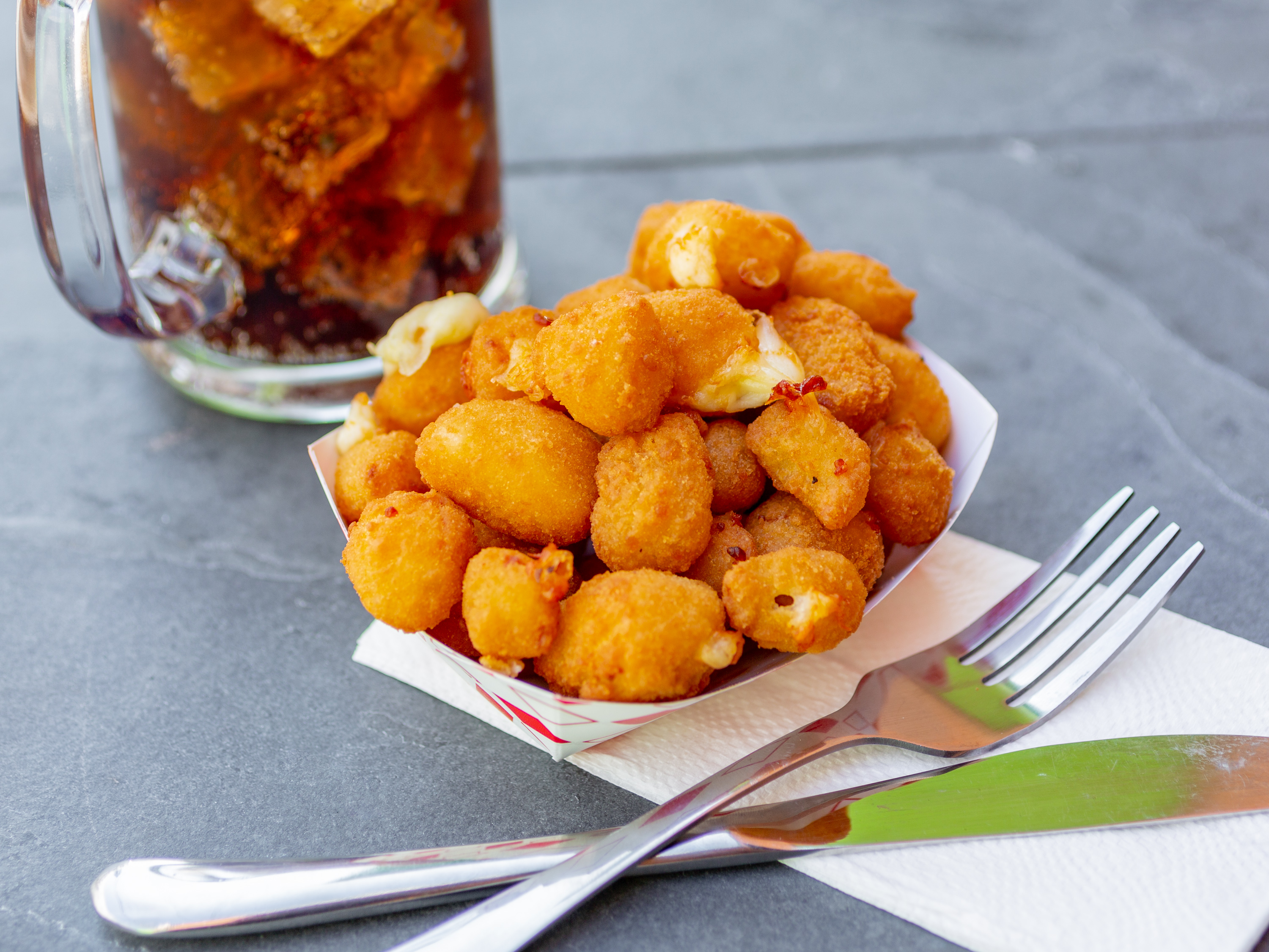 Order Fried Cheese Curds food online from Poutine Brothers store, Culver City on bringmethat.com