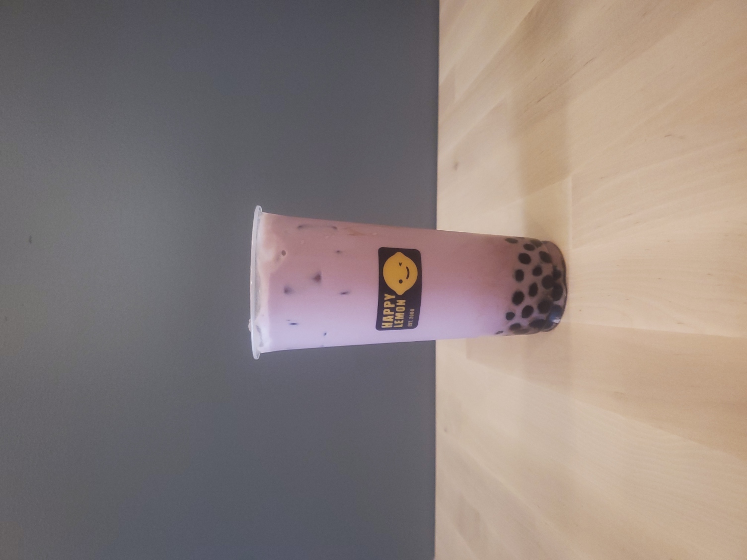 Order Taro Milk Tea with Boba food online from Happy Lemon store, Portland on bringmethat.com