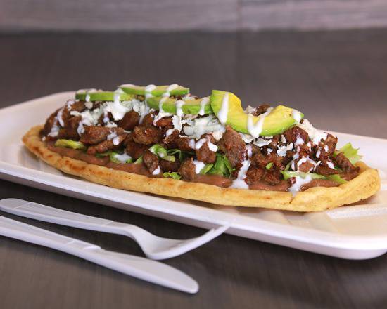 Order Huaraches food online from La Hechizera Tortas store, Dallas on bringmethat.com