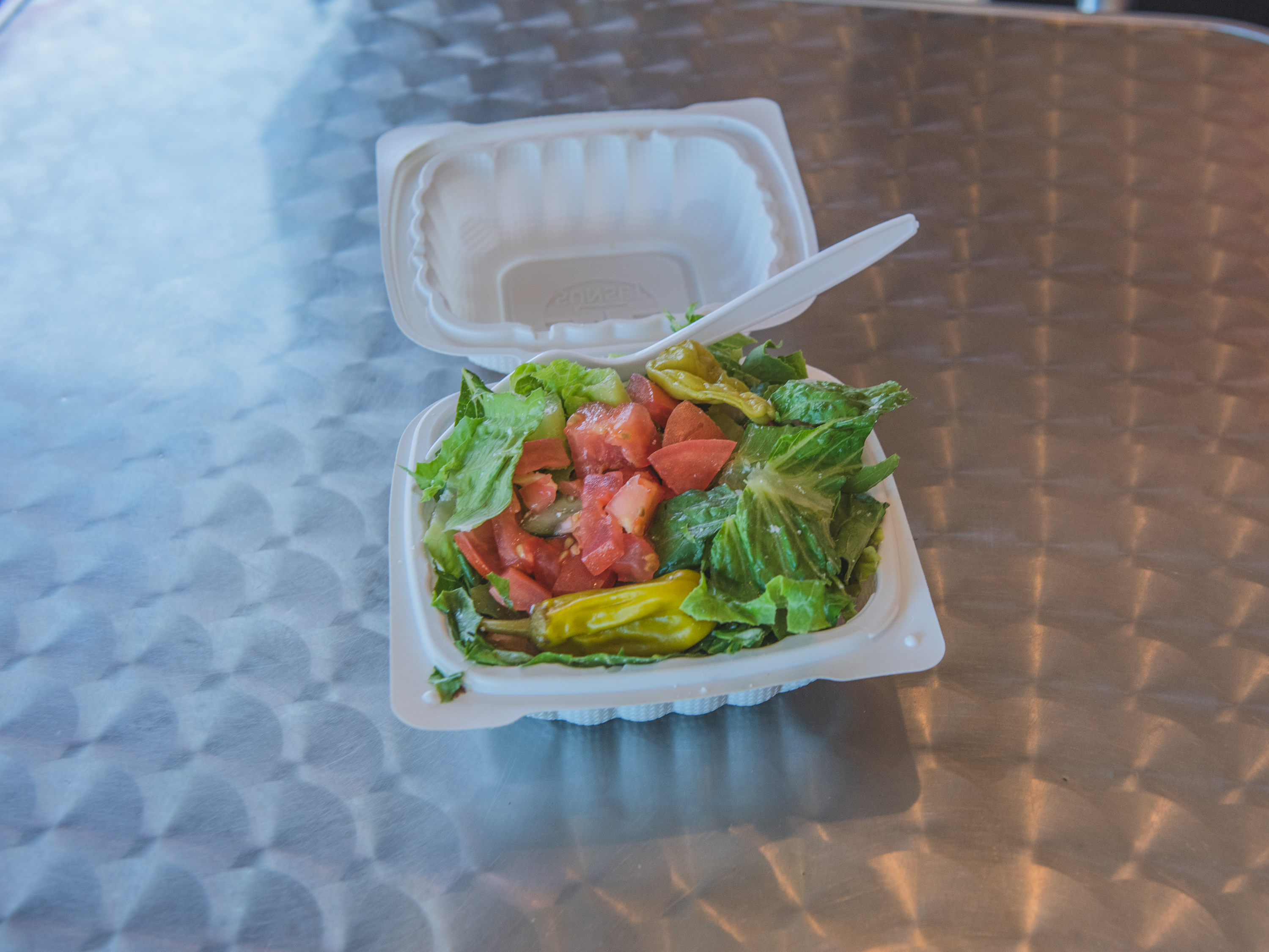 Order Greek Salad food online from Mediterranean Cafe store, Pasadena on bringmethat.com