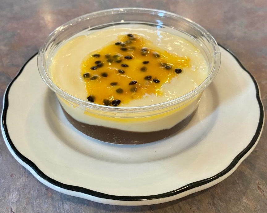 Order Passion Fruit Mousse With Brigadeiro food online from Oliveiras Peabody store, Peabody on bringmethat.com