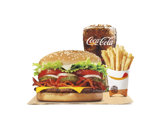 Order WHOPPER® with Bacon & Cheese food online from Burger King store, Lima on bringmethat.com