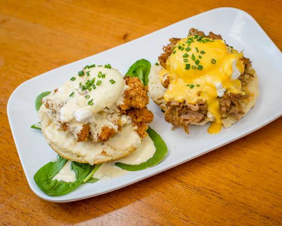 Order The Peacemaker Benedict food online from Ruby Sunshine store, Gatlinburg on bringmethat.com