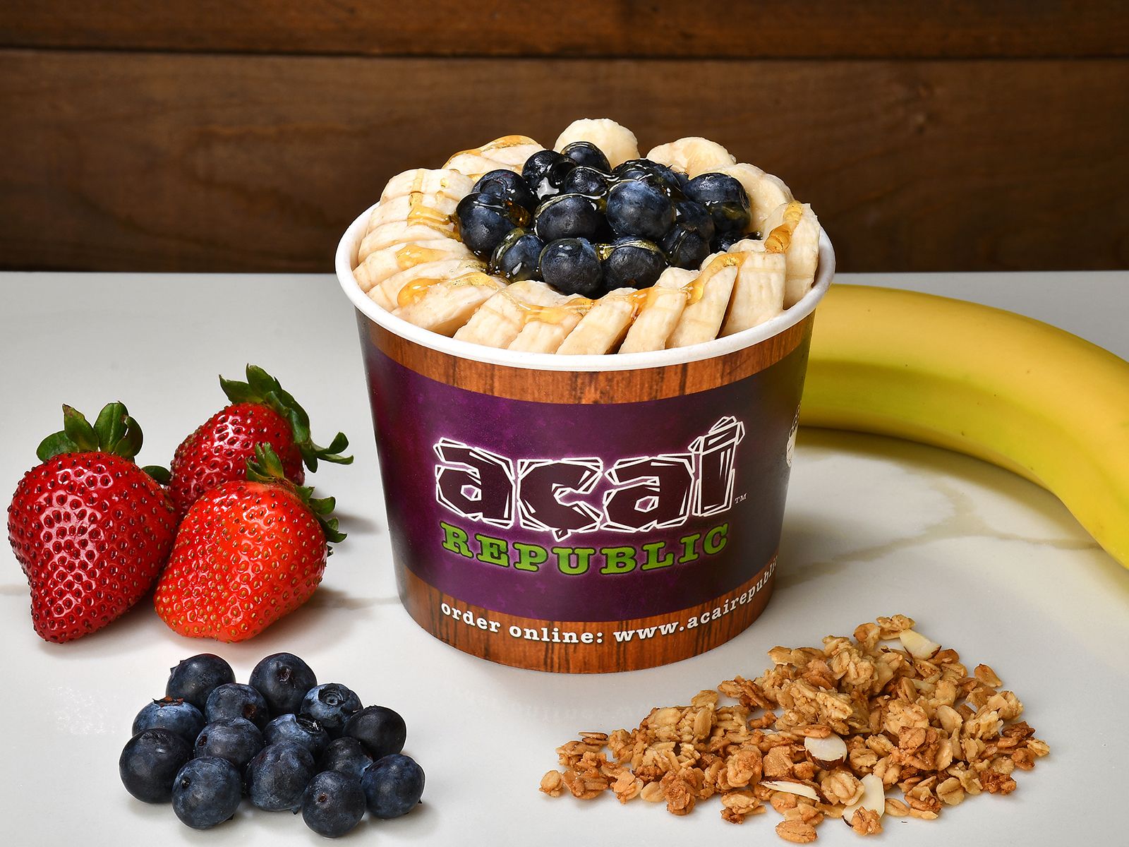 Order The Real Brazilian Acai Bowl food online from Acai Republic store, Torrance on bringmethat.com