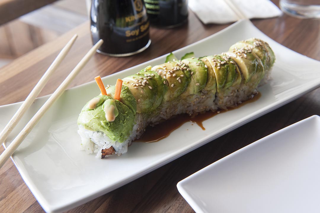 Order Caterpillar Roll food online from Ocean sushi store, Glendale on bringmethat.com