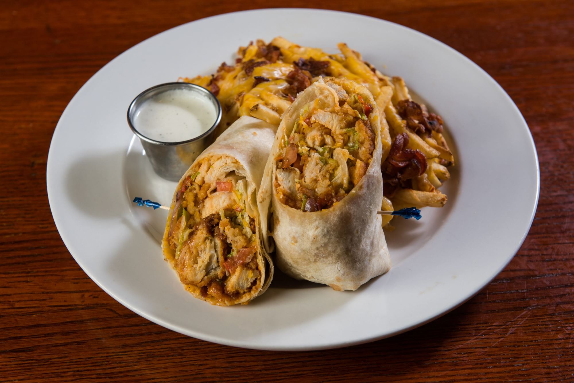 Order Buffalo Chicken Wrap food online from The Vine Tavern & Eatery store, Tempe on bringmethat.com