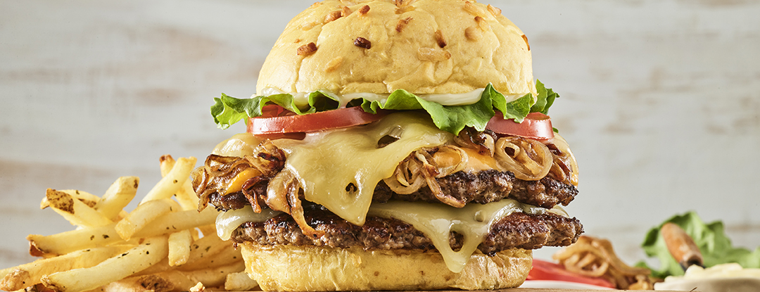 Order Double Cheesy Caramelized Onion Smash food online from Smashburger store, Oak Lawn on bringmethat.com