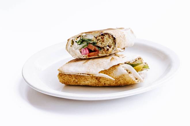 Order Aladdins Falafel Rolled food online from Aladdin Eatery store, Columbus on bringmethat.com