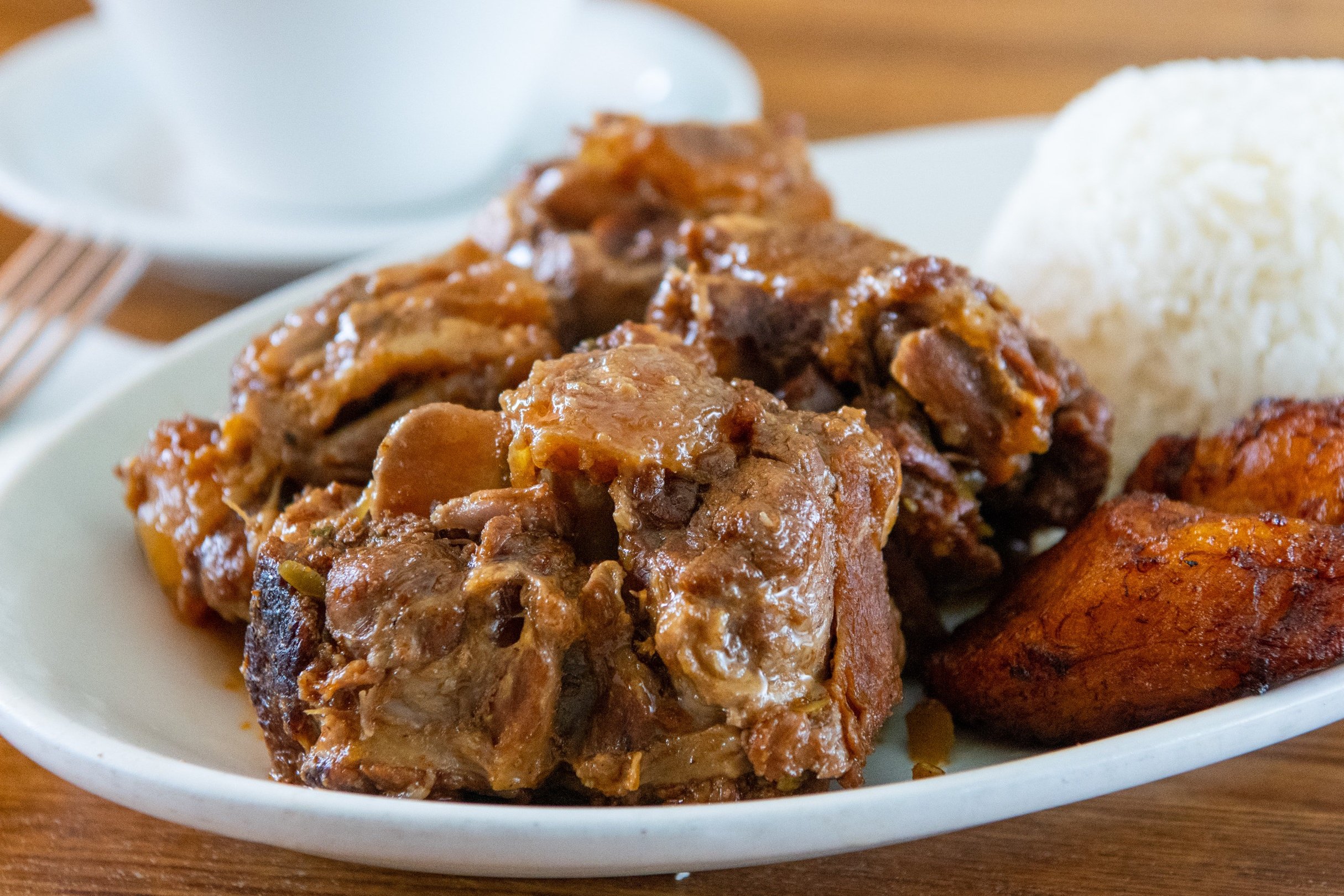 Order #14 Rabo Encendido (Oxtail Stew) food online from Versailles Restaurant store, Encino on bringmethat.com