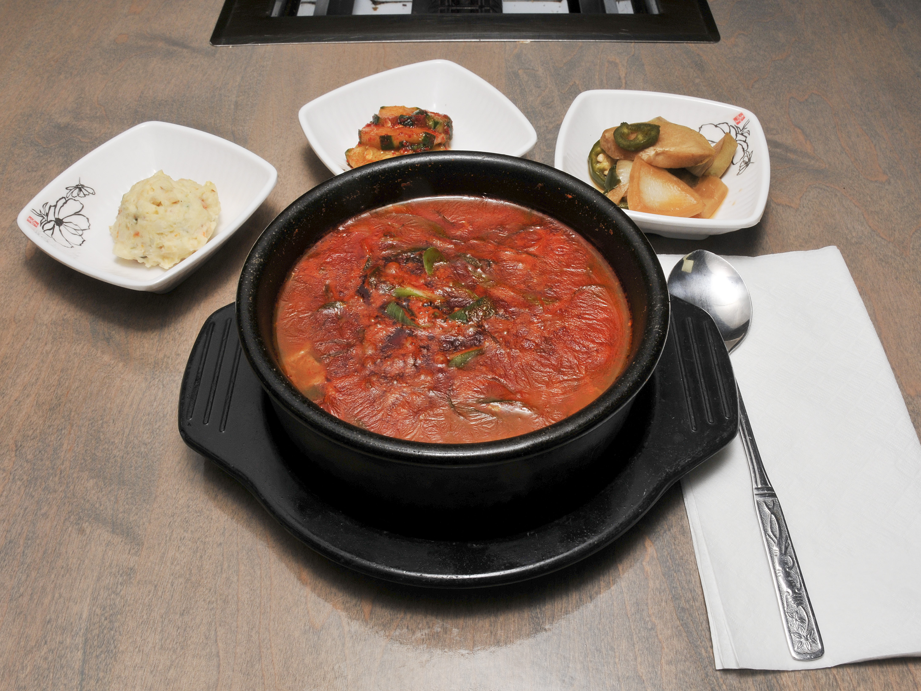 Order Spicy Beef Soup 육개장 food online from Chosun Ok store, Durham on bringmethat.com