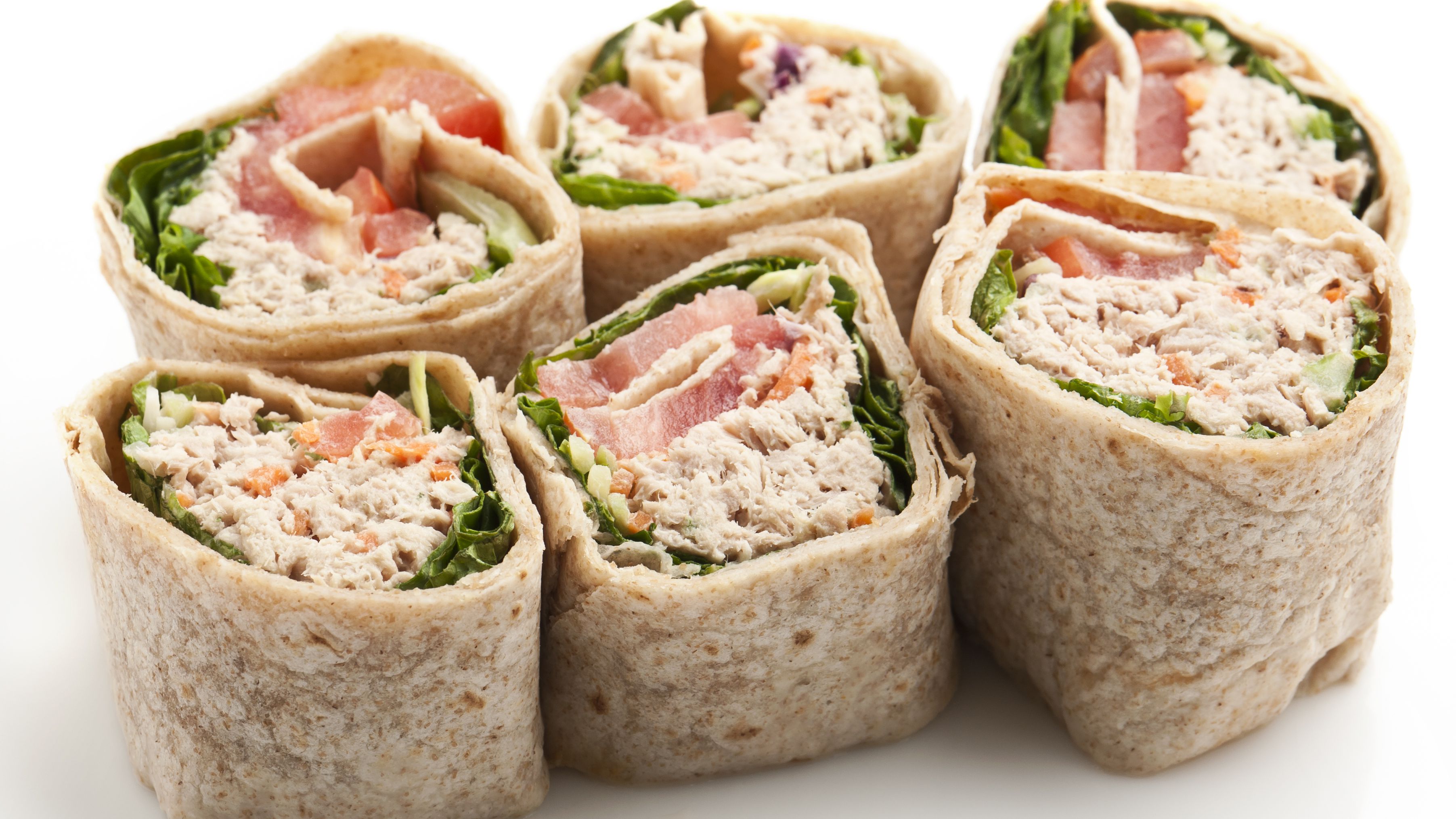 Order Tuna Salad Wrap food online from Big Chefs Pizza store, Norwood on bringmethat.com