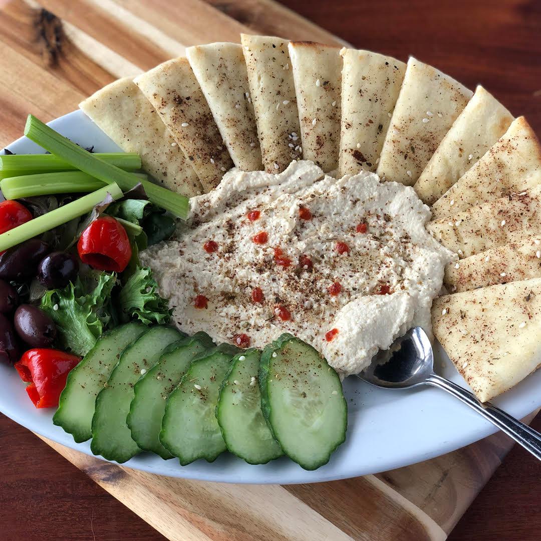 Order The Hummus Among Us food online from The Well Bar & Grill store, Kansas City on bringmethat.com