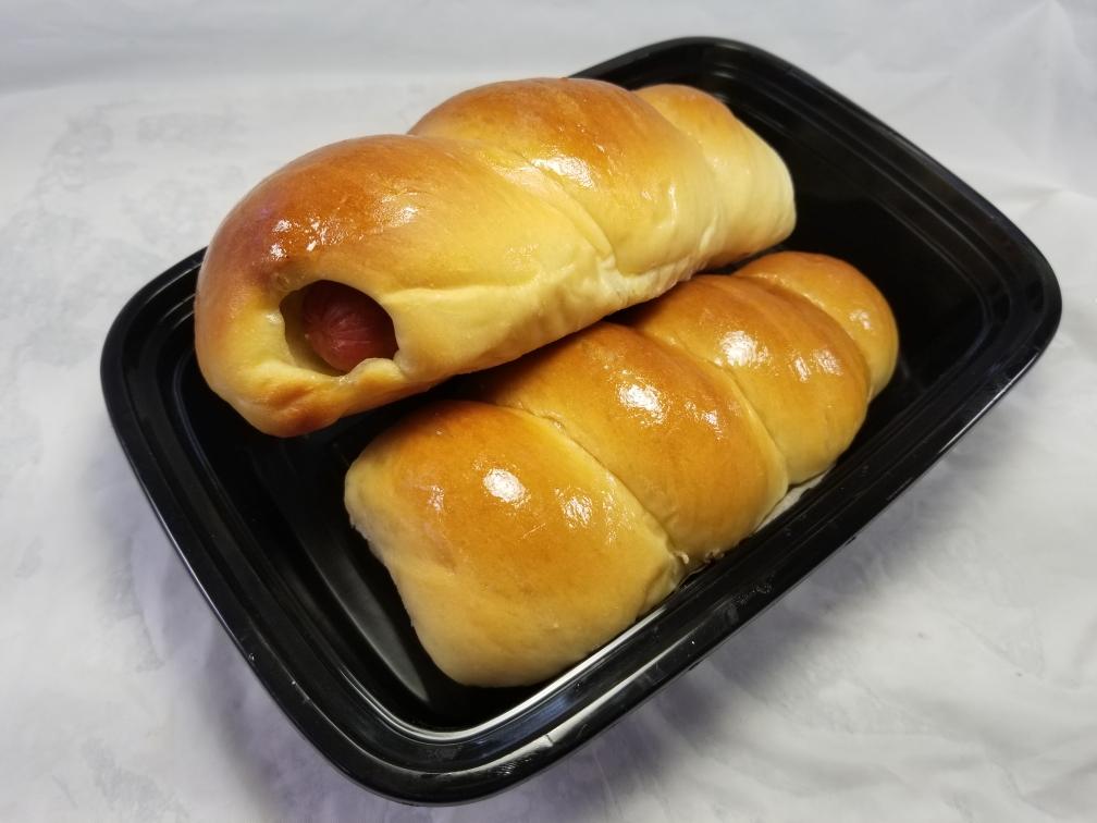 Order Hot Dog (2pcs.) food online from Lucky Deli store, Los Angeles on bringmethat.com