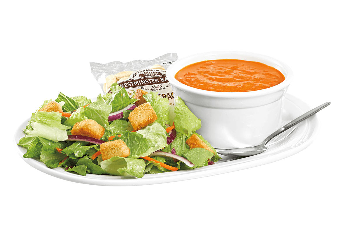 Order Soup & Side Salad food online from Friendlys Restaurants Franchise Inc store, Harrisburg on bringmethat.com
