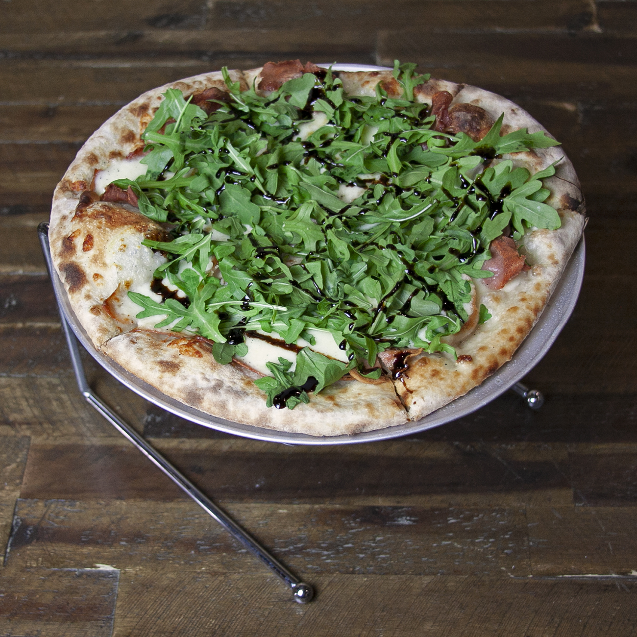 Order Prosciutto & Arugula Pizza food online from Jack Abby Beer Hall store, Framingham on bringmethat.com