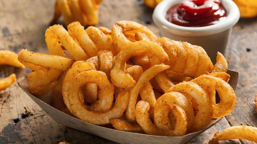 Order Curly Fries - Small food online from Super Kennedy Chicken store, Bronx on bringmethat.com