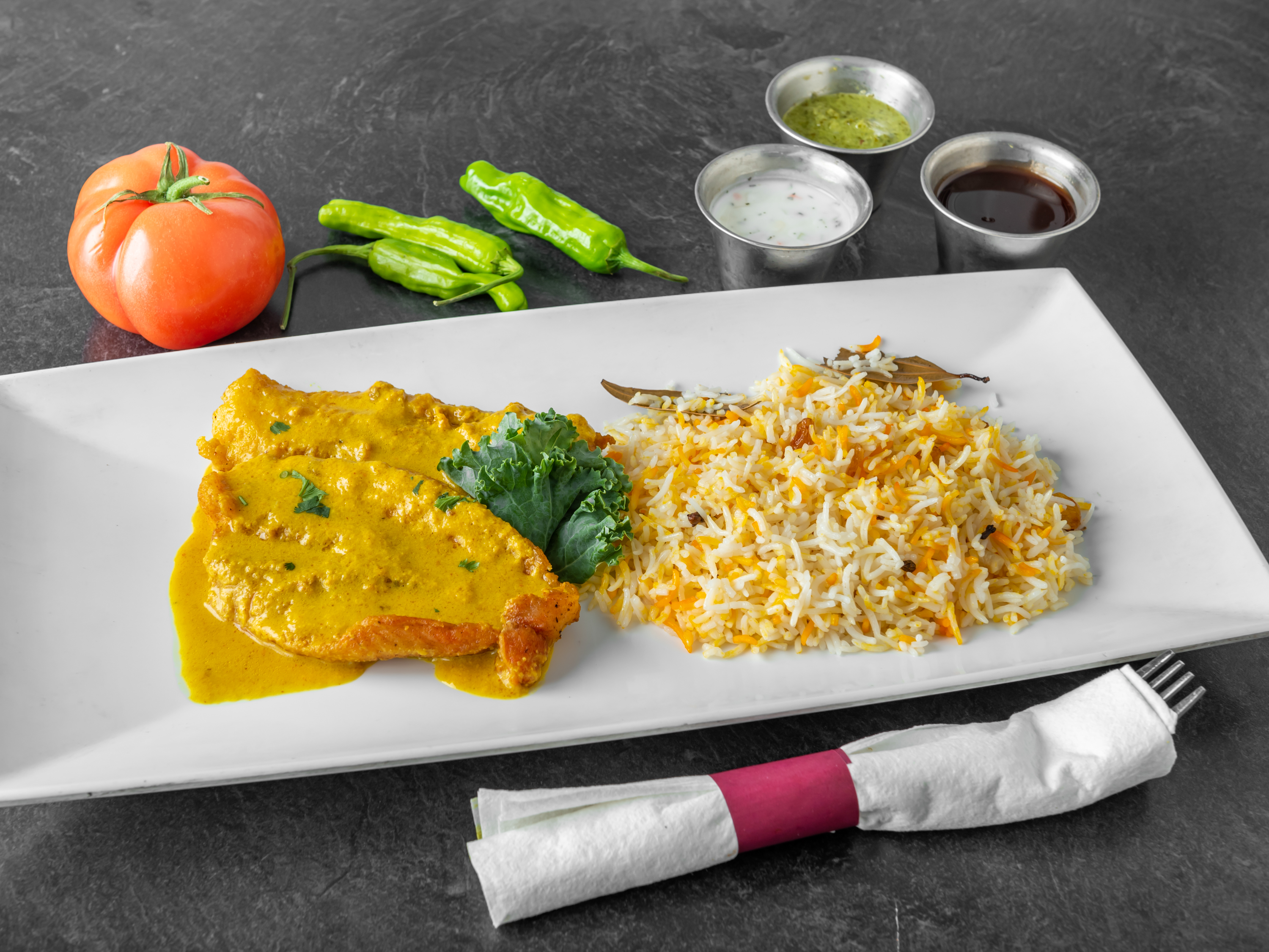 Order Fish Biryani food online from Cuisine of India store, Naperville on bringmethat.com