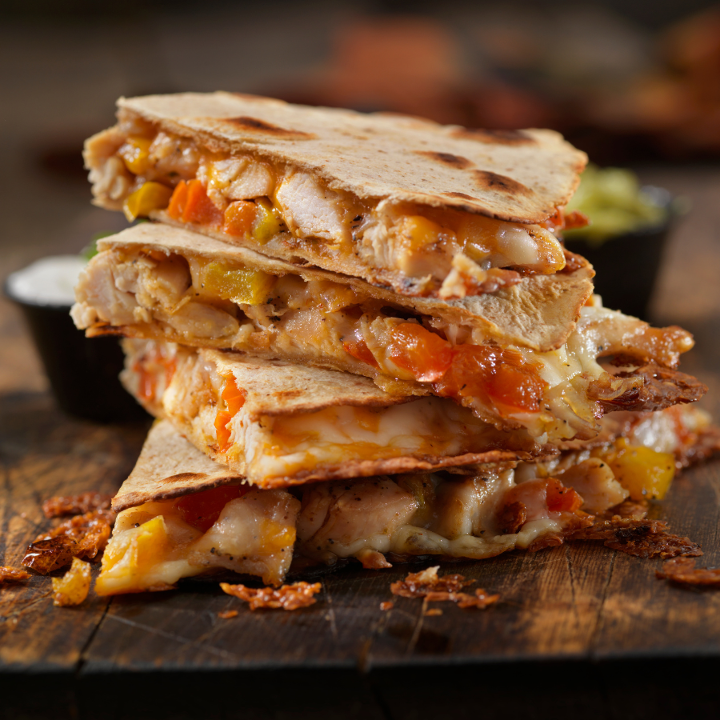 Order Chicken Quesadilla food online from First Down Sports Bar & Grill store, Arlington on bringmethat.com