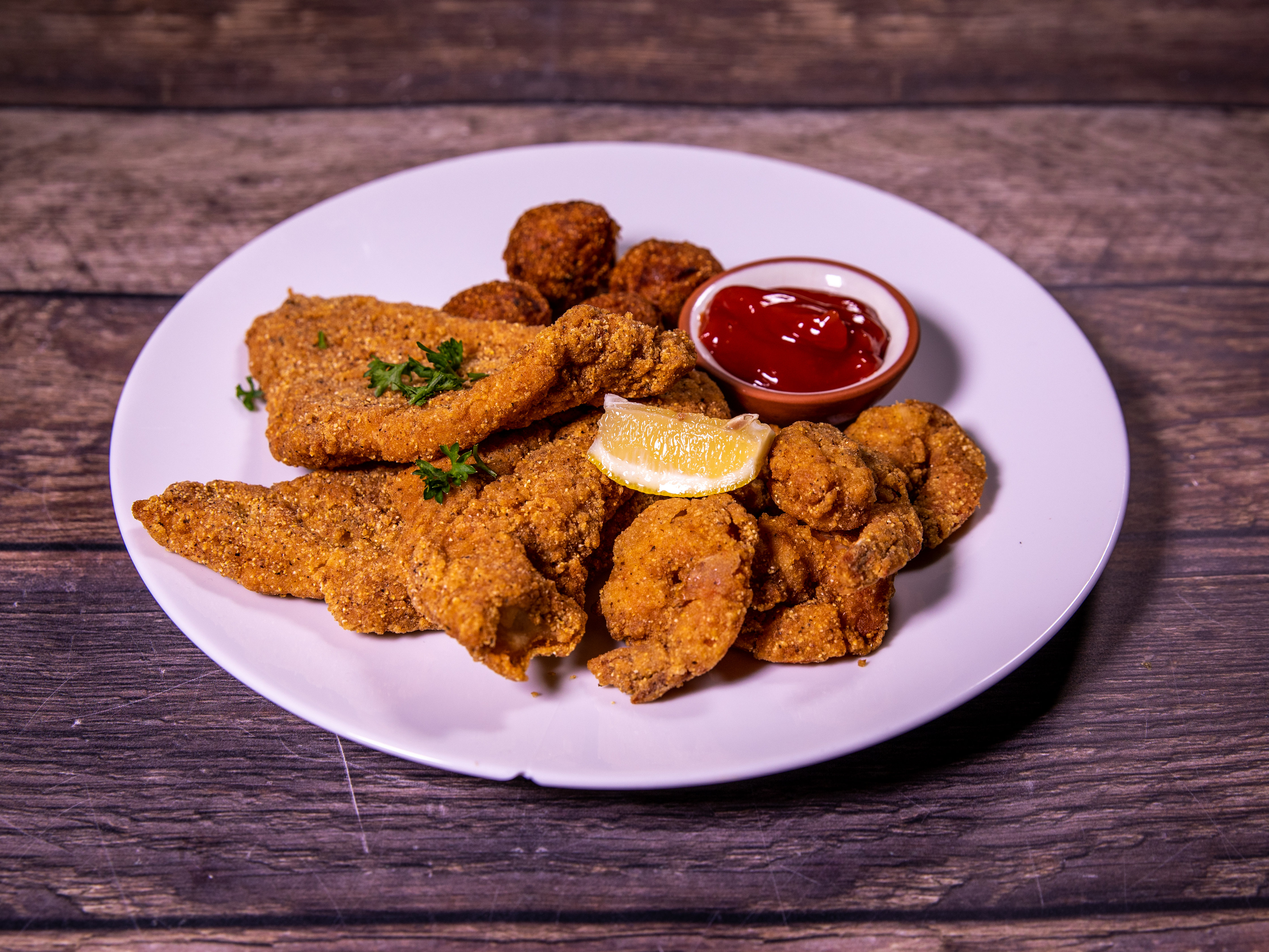 Order Fish and Shrimp food online from Lousiana Fried Chicken And Seafood -Cypress store, Tomball on bringmethat.com