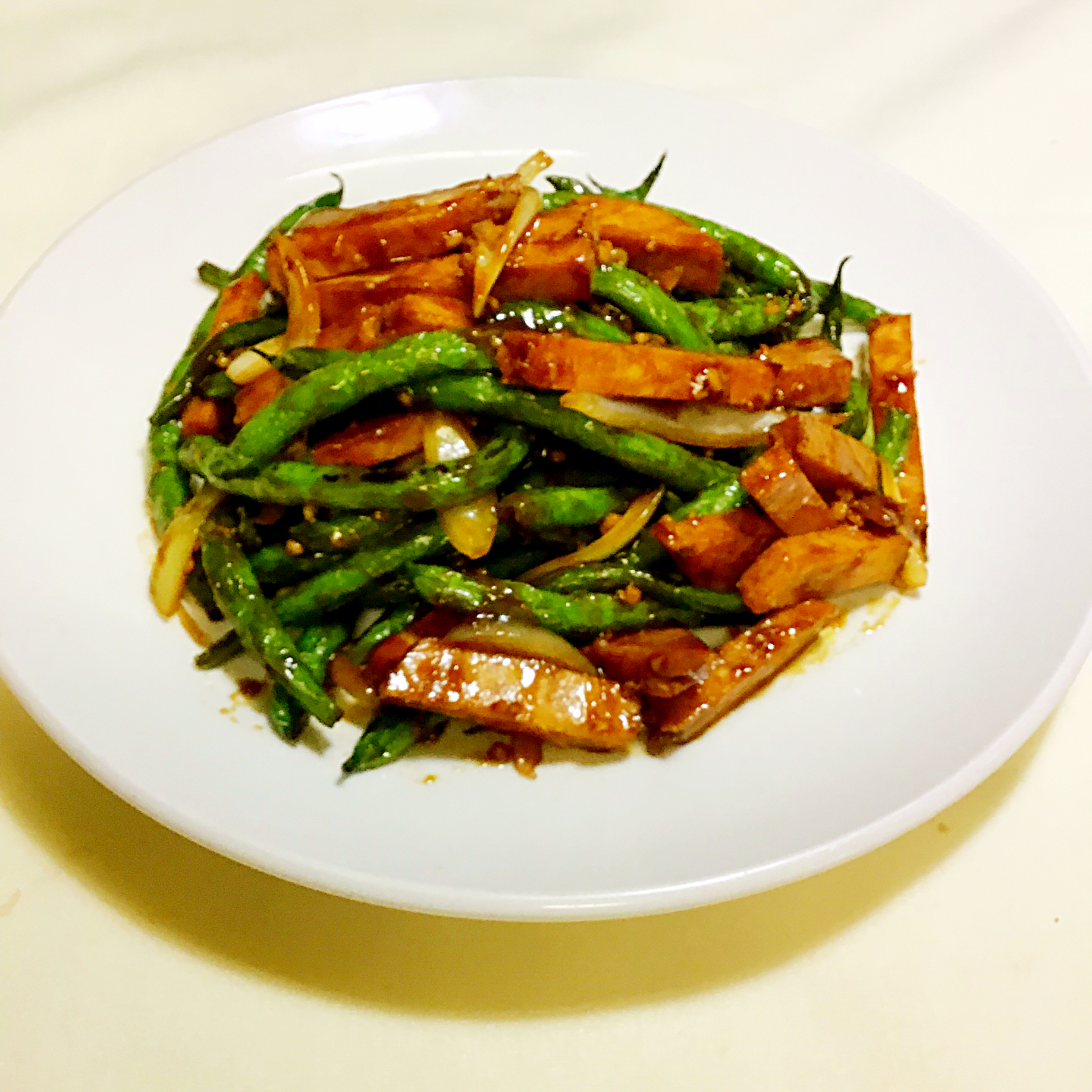 Order String Bean Meatless Chicken 四季豆素雞 food online from Win Garden store, San Francisco on bringmethat.com