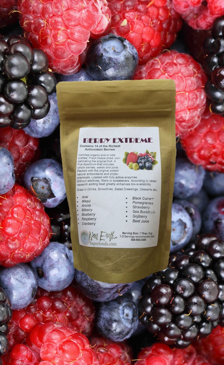 Order Berry Extreme food online from New Earth Superfoods store, Grover Beach on bringmethat.com