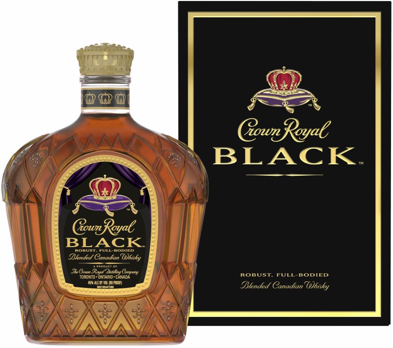 Order Crown Royal Black 750 ml. food online from Village Wine & Spirits store, Ventura on bringmethat.com