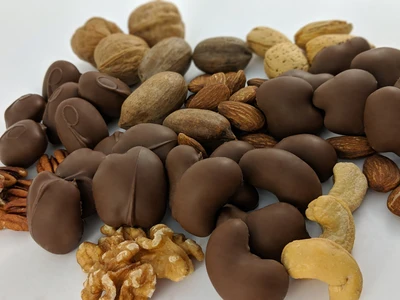 Order Chocolate Covered Nuts food online from Pulakos Chocolates store, Erie on bringmethat.com