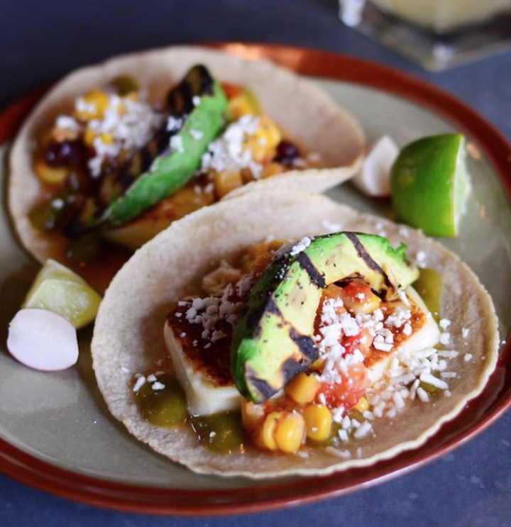 Order GRILLED AVOCADO TACO W/GRIDDLED QUESO food online from Allston store, Allston on bringmethat.com