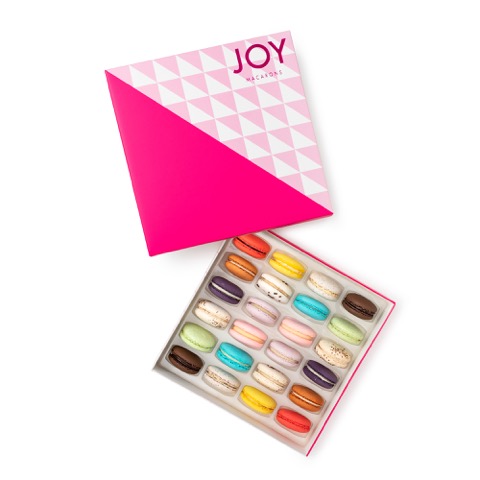 Order 24 Pack of Macarons food online from Joy Macarons Oak Cliff store, Dallas on bringmethat.com