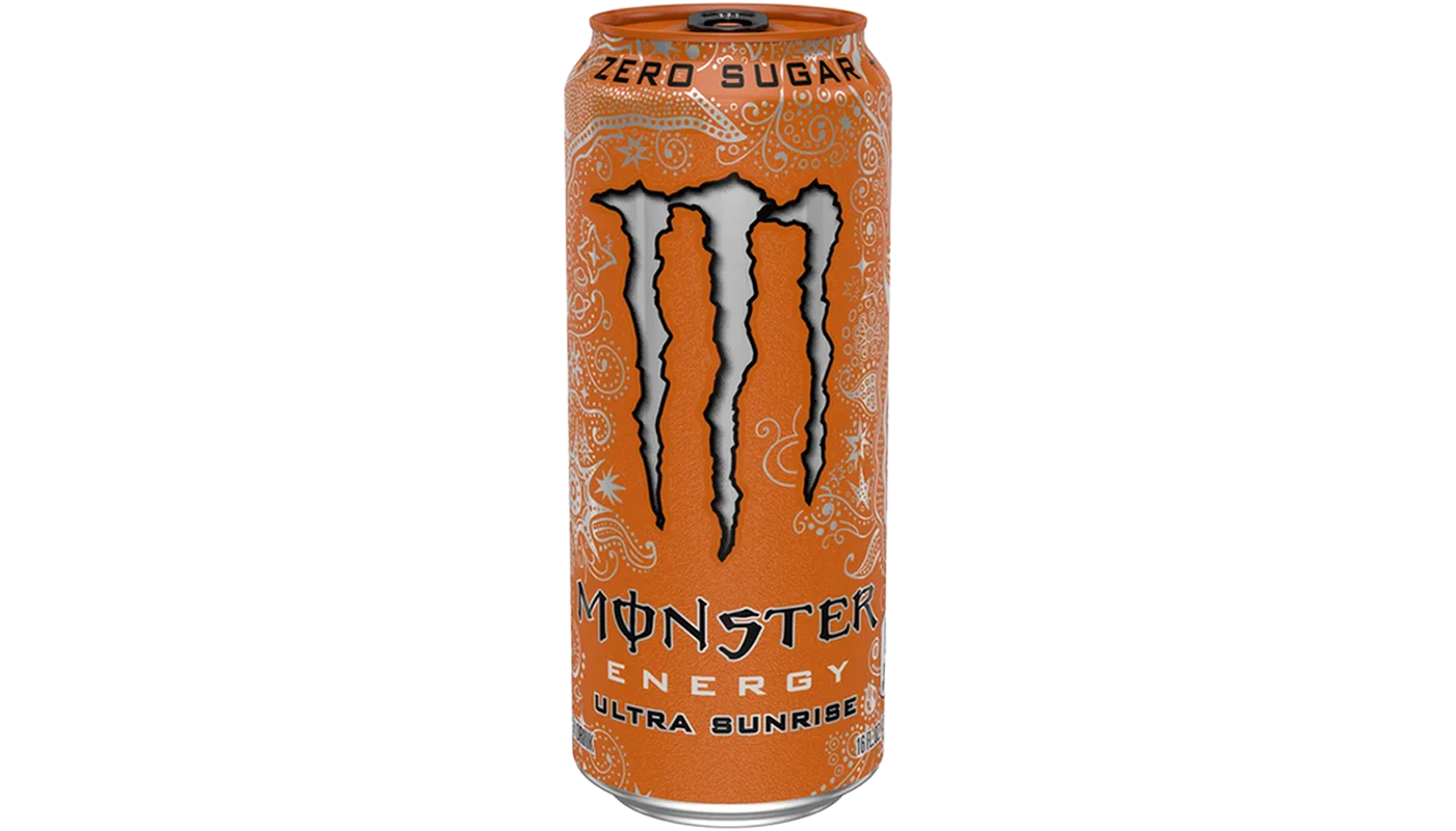 Order Monster Ultra Sunrise 16oz food online from Chevron Extramile store, Temecula on bringmethat.com