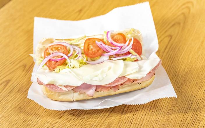 Order Ham, Cheese, & Salami Sub food online from Brothers Pizzeria store, Winston-Salem on bringmethat.com