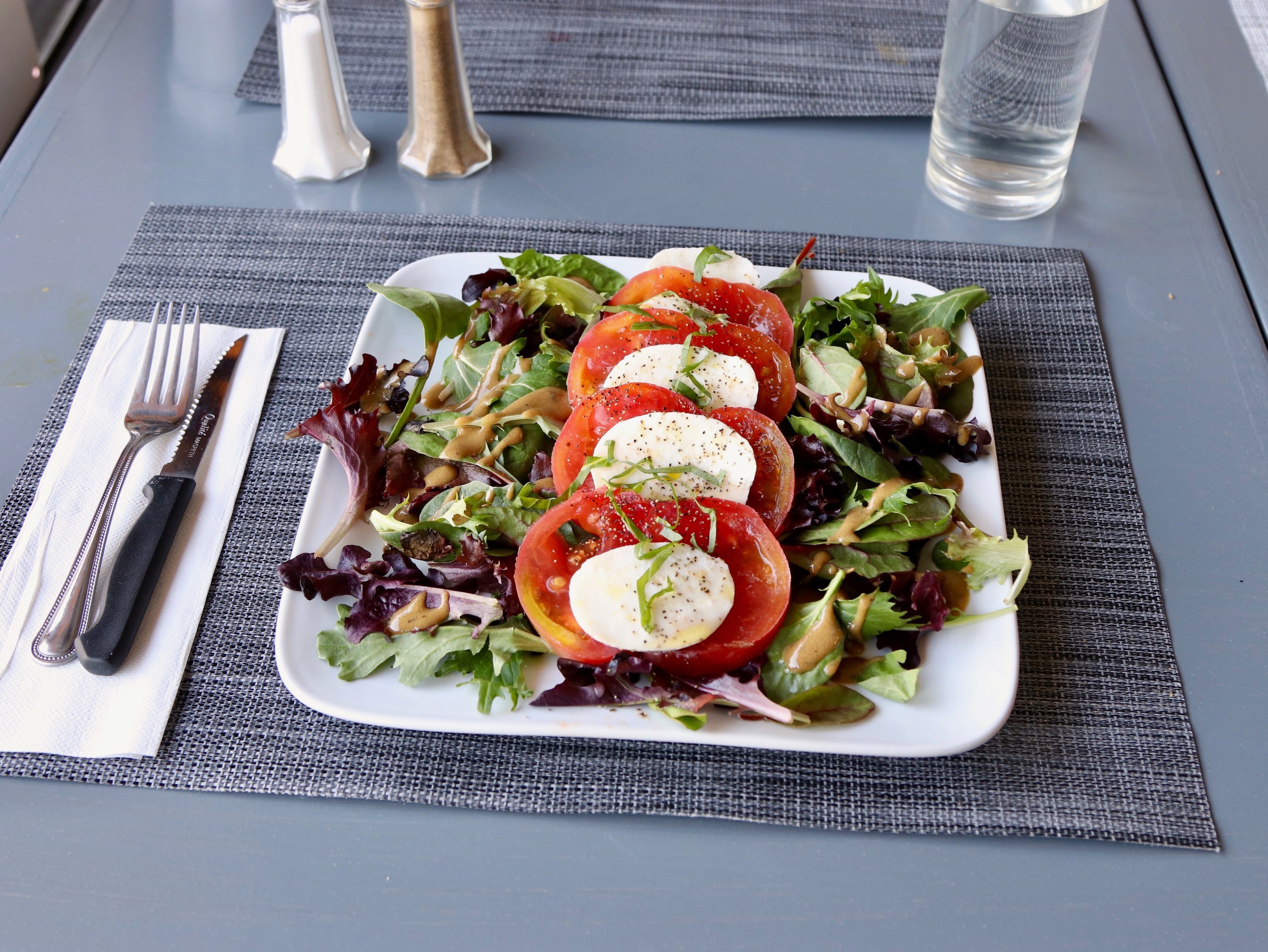 Order Caprese Salad food online from France Cafe store, Glendale on bringmethat.com